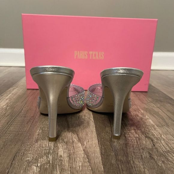 Paris Texas
Hollywood Embellished PVC Mules - Picture 10 of 12
